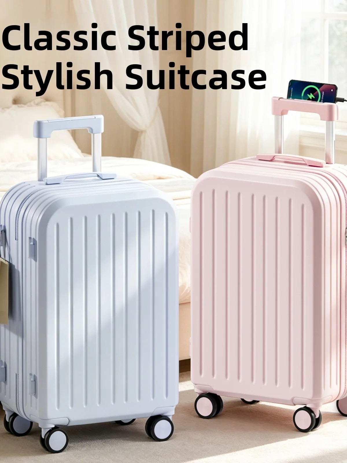 new-2026-fashion-luggage-carry-on-suitcase-universal-wheel-password-lock-travel-bag-for-men-and-women-silent-rolling-bag