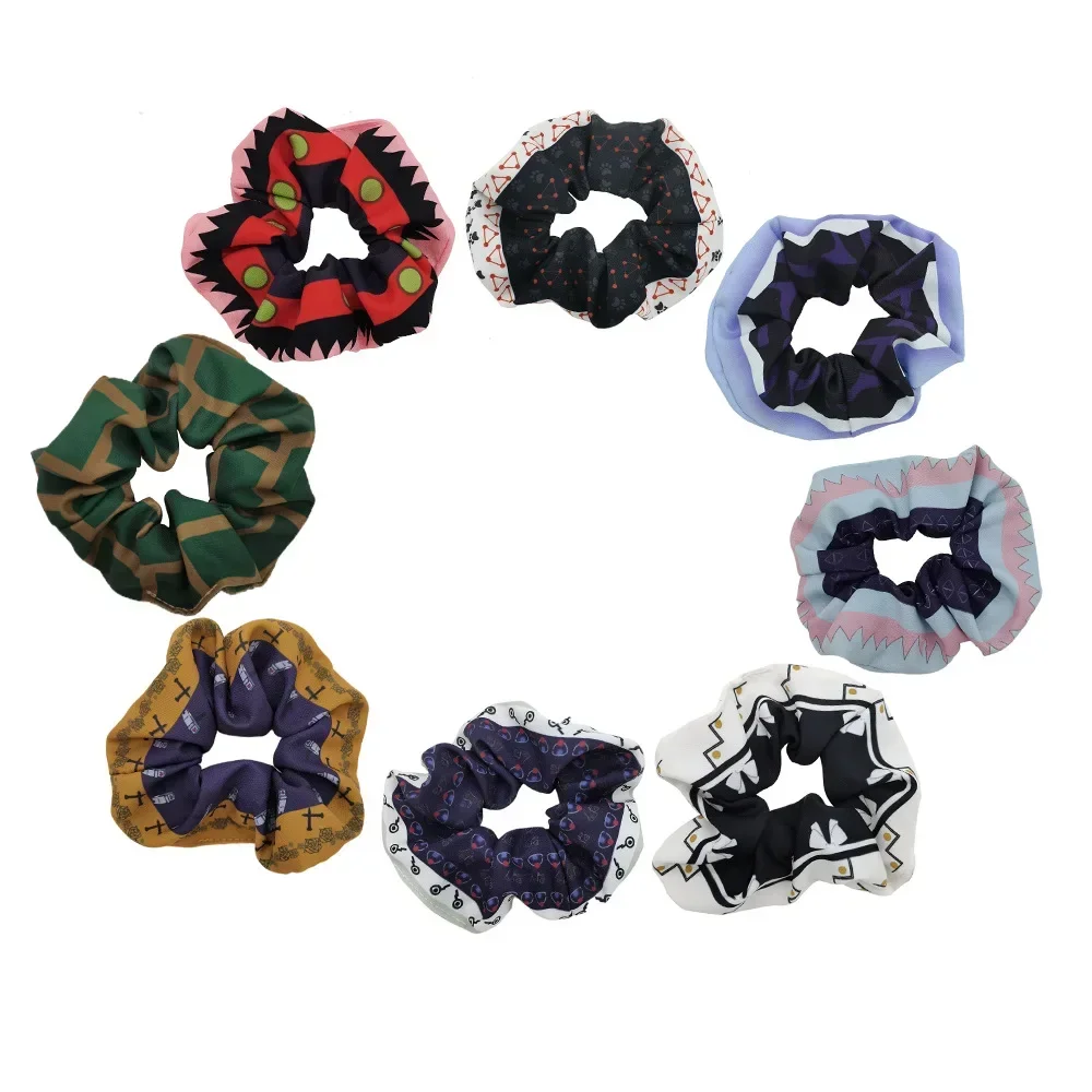 Anime Jujutsu Kaisen Fasce elastiche per capelli Itadori Yuji Cravatta per capelli in gomma Ragazze Ornamenti Resiliente Anello per capelli Gioielli Cosplay Regali