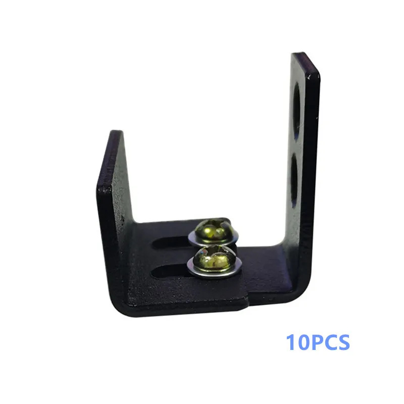 10 PCS barn door wall guide groove stop device wall groove stop device black iron wall guide stop device