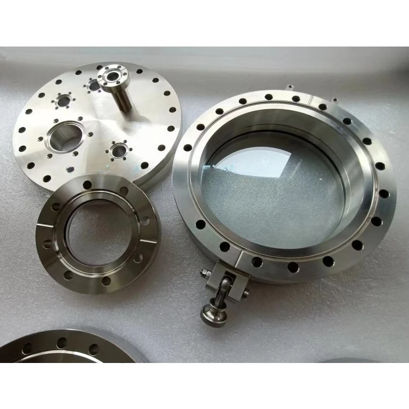 

Stainless Steel 304 316L Vacuum KF ISO CF Dn40 Viewport with Quartz Kodial Sapphire Glass Window Lab Chamber