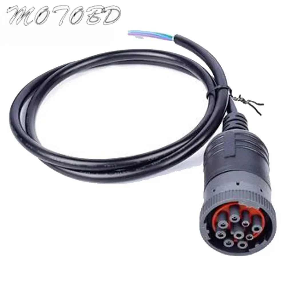 1M Cable, J1939 (9pin) To Open End, 6ft, 9pins Wired, Female for Cummins Truck Diesel Engine Converting Connection Cable