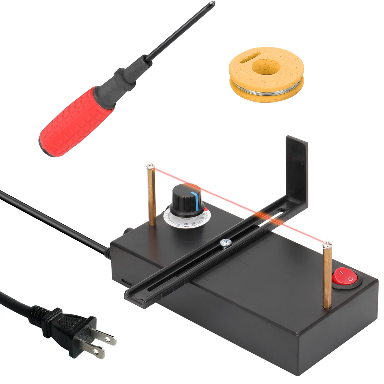 

Электрический терморезак с регулируемой температурой 100-600°C для плетения лент, изготовления аксессуаров для волос и других подобных работ