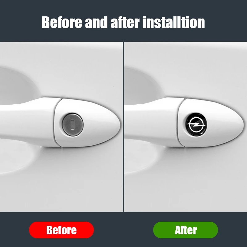 

Car Door Keyhole Sticker Auto Lock Decoration Protection Decal ForOpel Astra j g Insignia Corsa d Vectra c Zafira a Auto Gadgets
