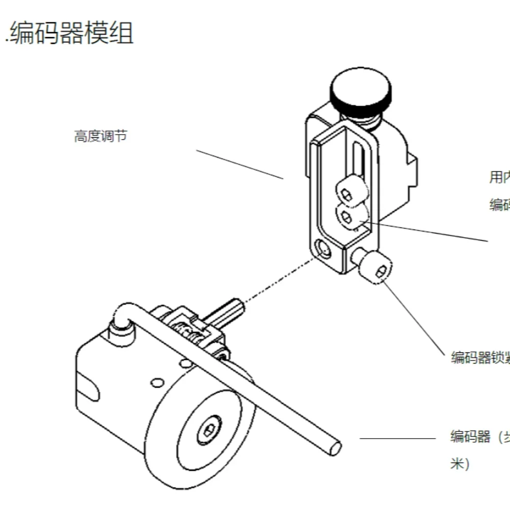 NDT Phased Array Probe Scanner Encoder for Weld Inspection