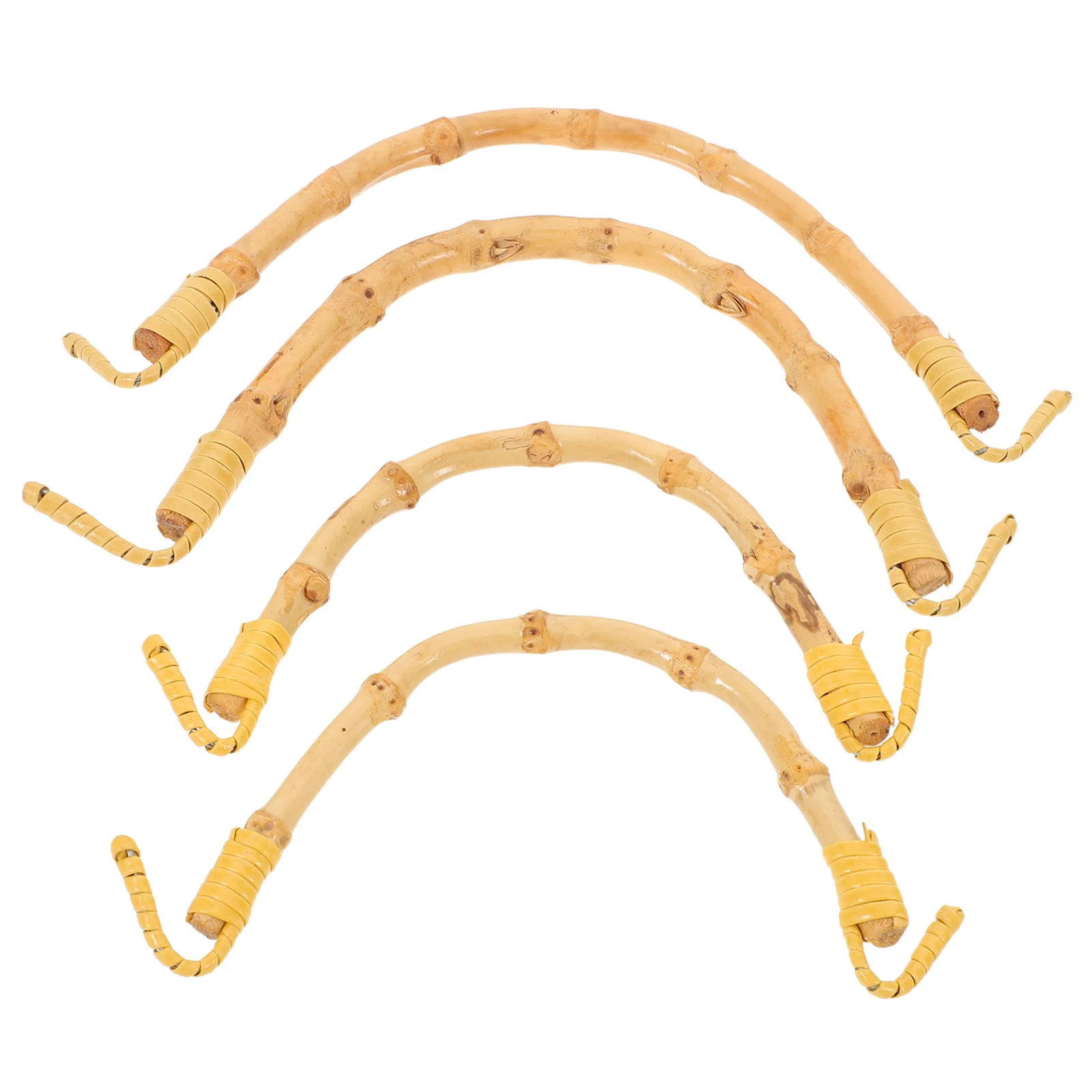 

4Pcs Bamboo Teapot Handle Replacement U-Shape Kettle Grip for Ceramic Tea Kettle Traditional Chinese Tea Accessories DIY Repair