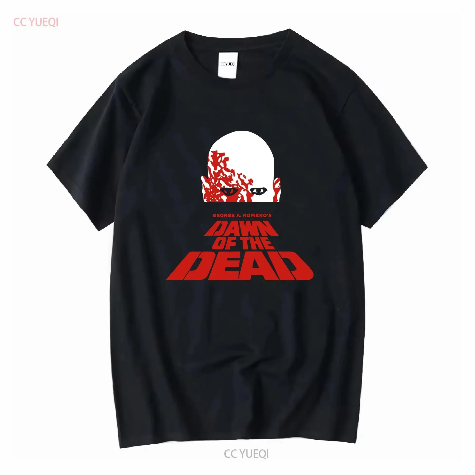 Dawn of the Dead George A Romero 1978 HQ Retro Movie Print T Shirt Heavyweight Crewneck long or short sleeves vintage Washed