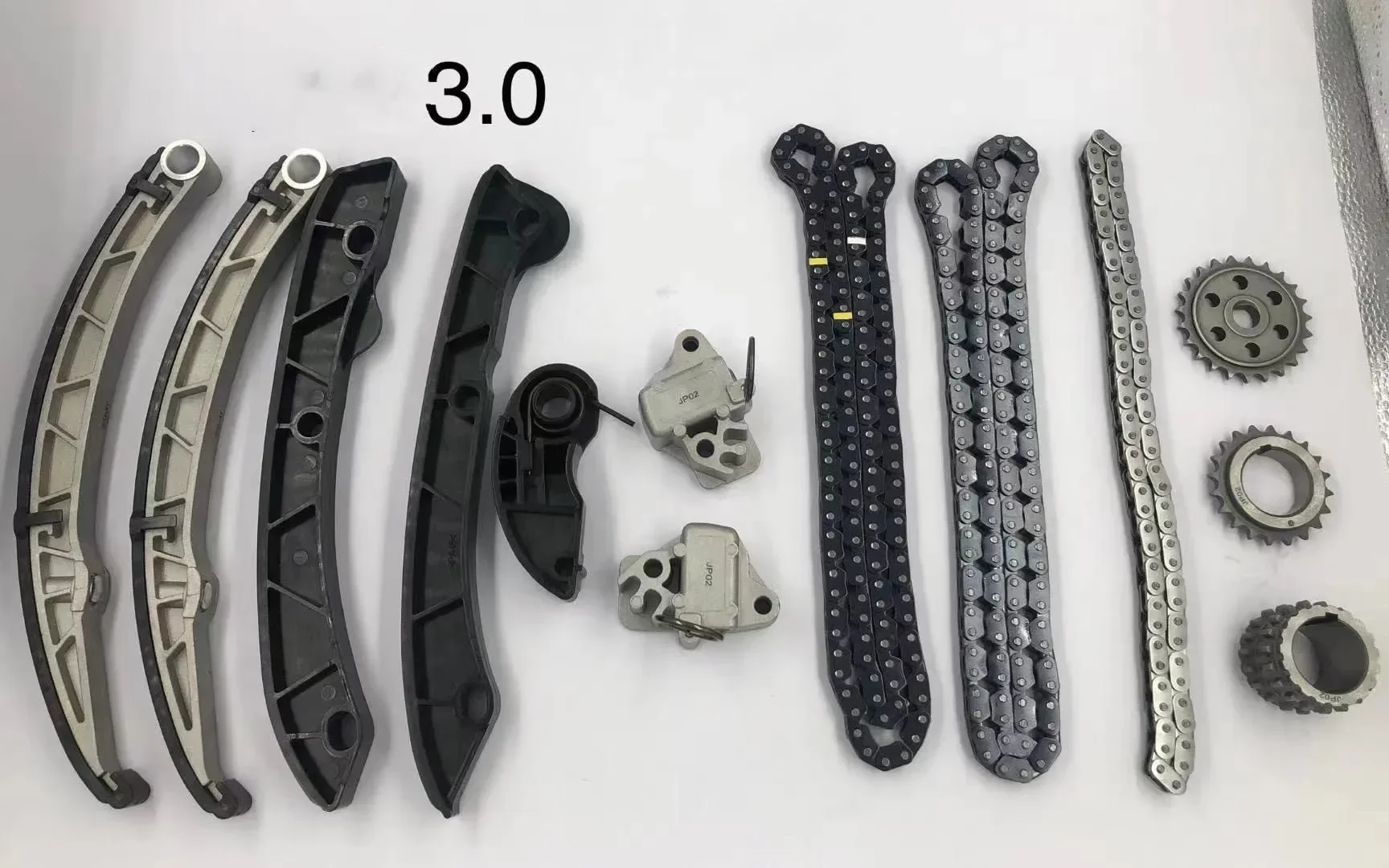 Timing Chain Kit Parts For Land Rover Discovery 3.0L Petrol 306PS LR032048 LR051008 LR051013 LR032087 LR012110