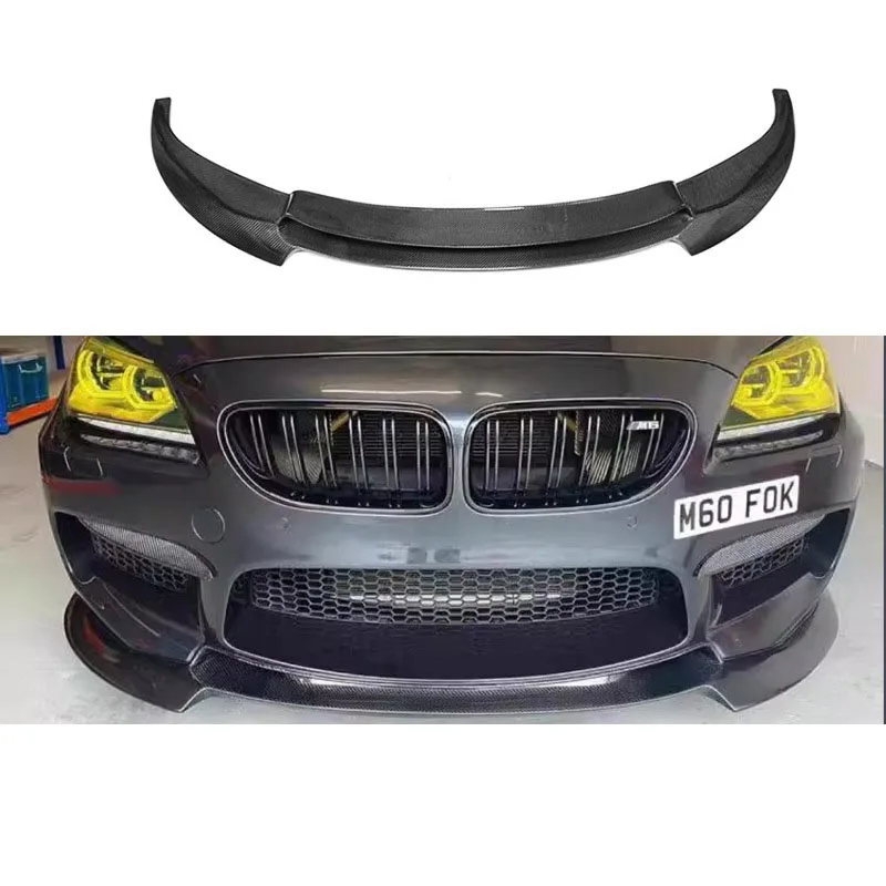 

Applicable BMW M6 F06 F12 F13 carbon fiber front lip V front shovel surround modified auto parts body kit