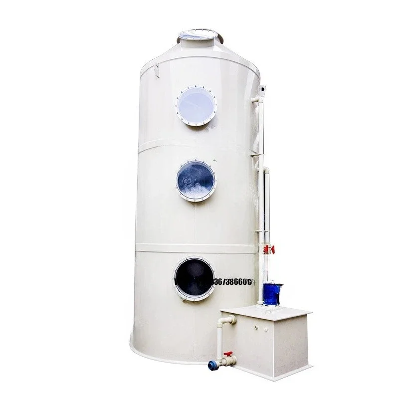 Gas Treatment System Industrial Air Scrubber Gas Disposal Machinery Air Purifier