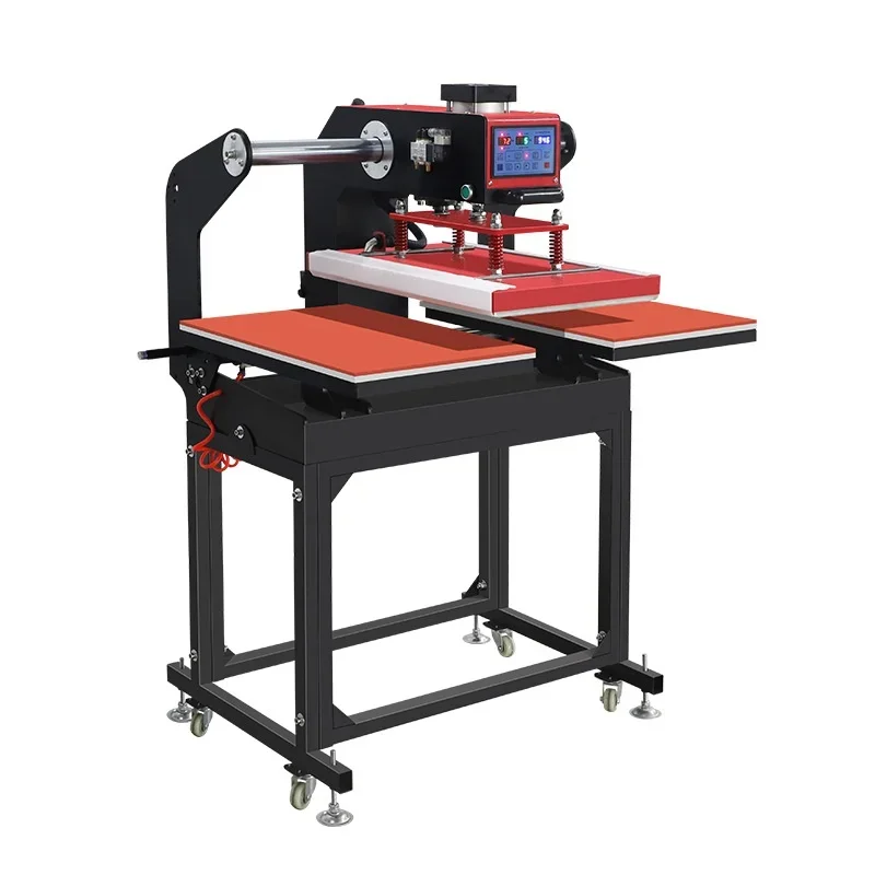 

Депозитная двойная станция, пневматическая полностью автоматическая термопресс 60*40, одежда, футболка, печать, новая теплопередача, прессовая горячая распродажа