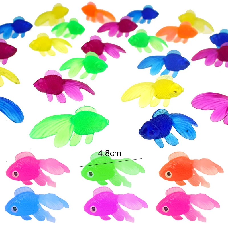 Kunststoff Goldfisch Bunte Simulation Dekoration Haustier Fisch Aquatische Produkte für Wohnzimmer Tischplatte Aquarium Dekoration TMZ – Detail 4