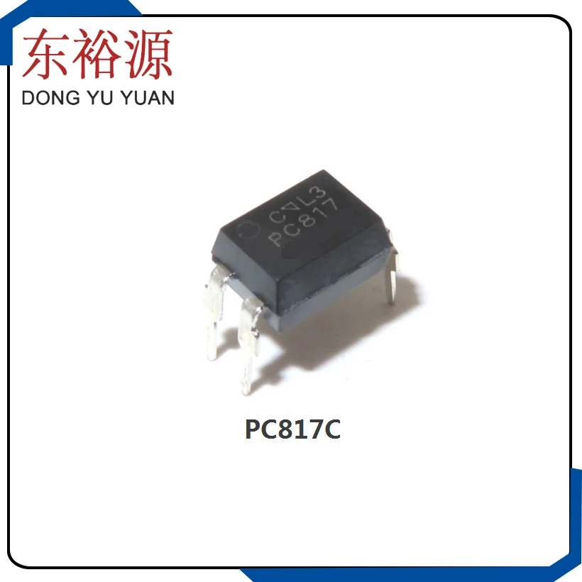Free Shipping 50pcs PC817C DIP Optocoupler PC817 High Density Mounting Type Photocoupler DIP-4