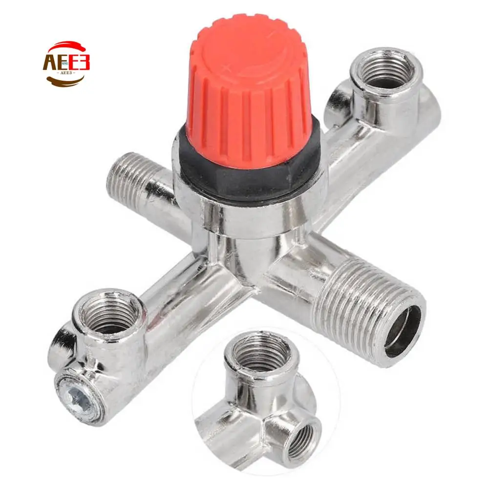 

AEE3-трубка воздушного переключателя, металлическая трубка воздушного переключателя, металлический клапан с двойным выпуском, нерегулируемый фитинг, аксессуар