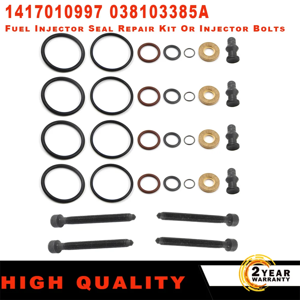 1417010997 038103385A Fuel Injector Seal Repair Kit Or Injector Bolts for A2 A3 A4 Skoda 1.2 1.4 1.9 TDI