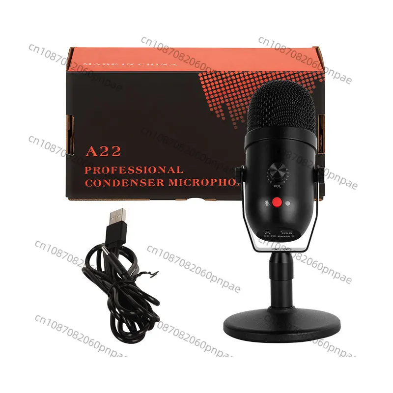 ميكروفون مكثف USB لألعاب الكمبيوتر وتسجيل مباشر للهاتف المحمول وميكروفون ذكي لتقليل الضوضاء من النوع c #5