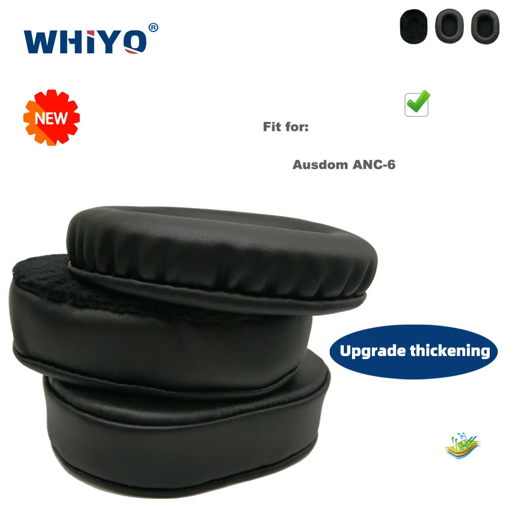 

New Upgrade Replacement Ear Pads for Ausdom ANC-6 Headset Parts Leather Cushion Velvet Earmuff Earphone Sleeve