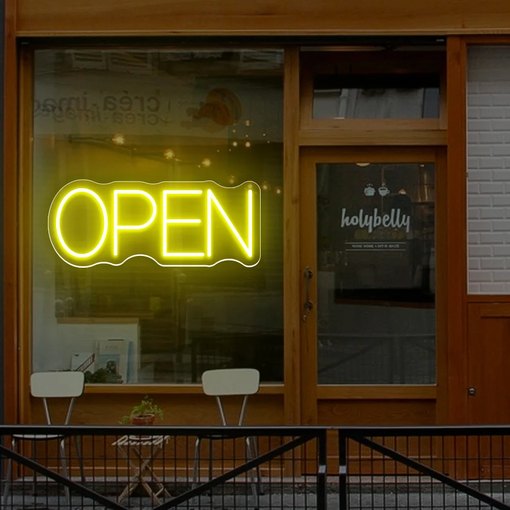 12 لون مفتوح النيون مرحبا بكم في تخزين علامة متجر متجر مصباح ليد ترحيب متجر مفتوح علامة مخصصة ليلة ضوء جدار ديكور #4