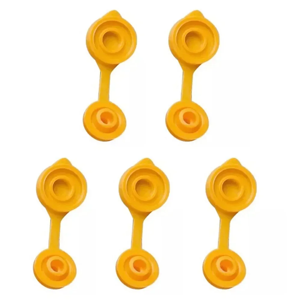 5pcs Yellow Gas Tank Fuel Jug Vent Cap Plug Spout Sealing Covers Replacement For Blitz For Scepter Plastic Fuel Tanks