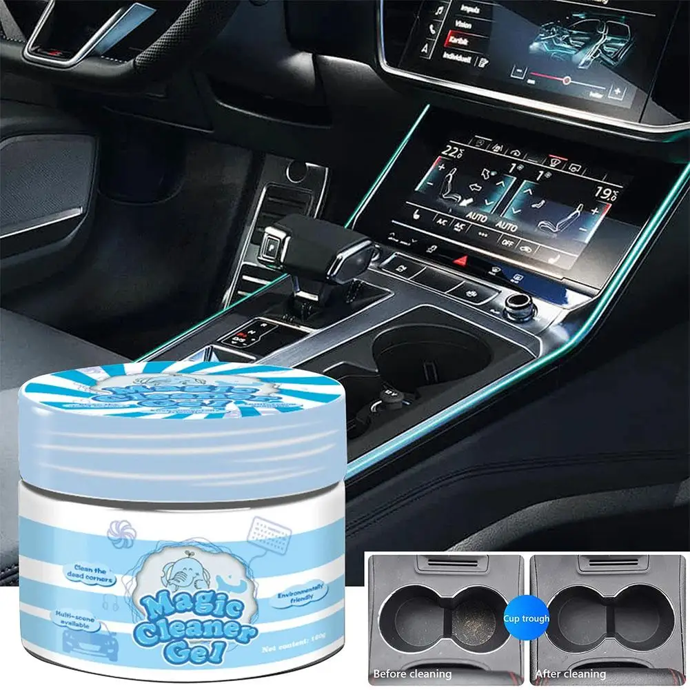 Car Cleaning Gel Universal Detailing Kit Automotive Dust Removal Car Cleaner Interior Air Auto Detail Dirty Vent Slime Crev I3L0