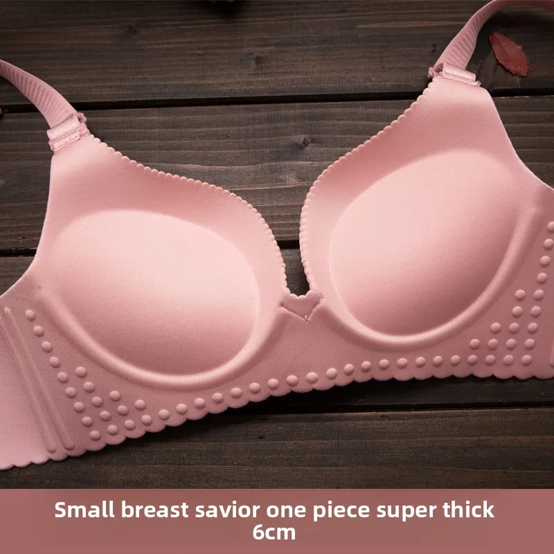 

Женский бюстгальтер пуш-ап с ультратолстыми чашками 6 см для небольшой груди (размер A), бесшовный, без косточек, с поддержкой спины, увеличивает объем до 2 размеров