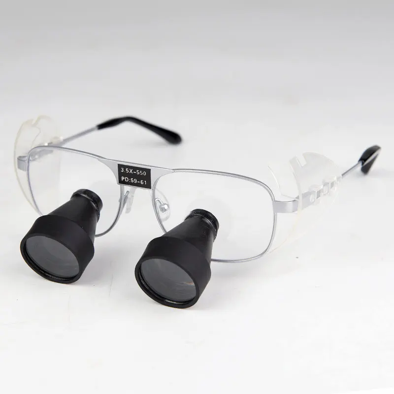 Imagem -02 - Binocular Dental Lupa Cirurgia Microcirurgia Ttl Magnifier pd Trabalhando a Distância 3.5x Personalizado