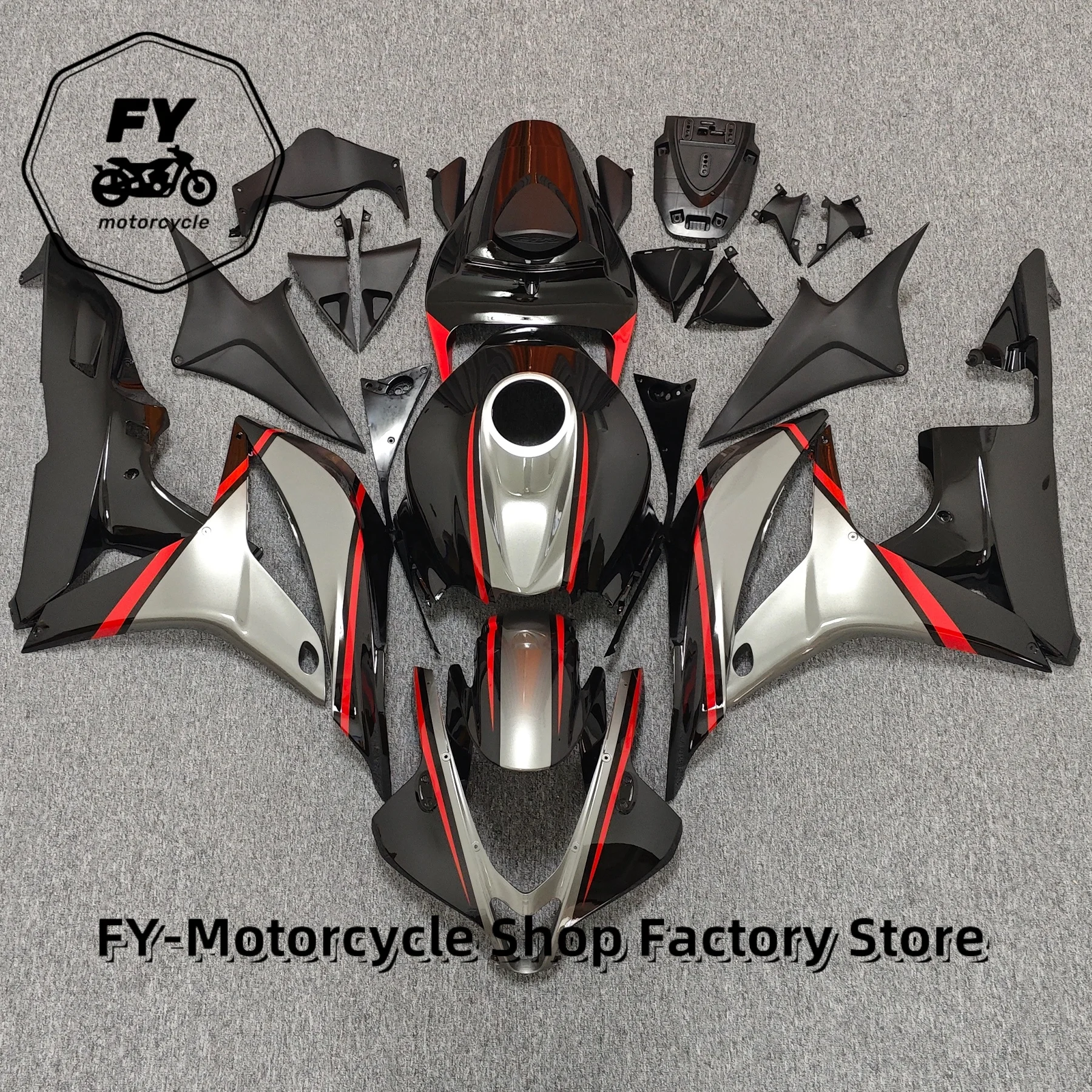 

Комплект обтекателей мотоцикла для HONDA CBR600RR F5 2007 2008 CBR600 RR CBR 600RR 07 08, комплект кузова белого, красного, оранжевого цвета