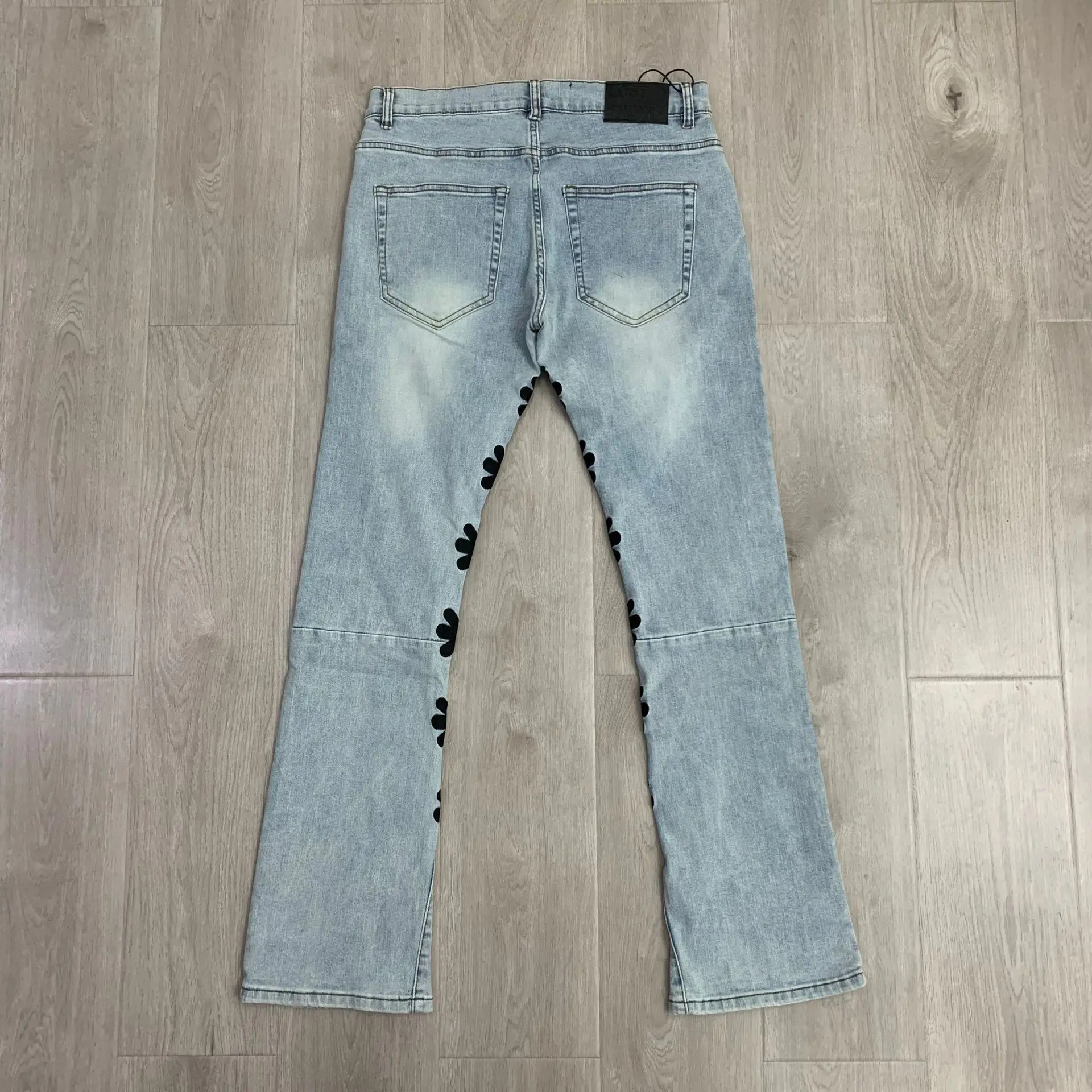 LOSTSHDWS 2025 New Jeans Heavy-Duty Embroidered High-Street Unisex Casual Fashion Jeans