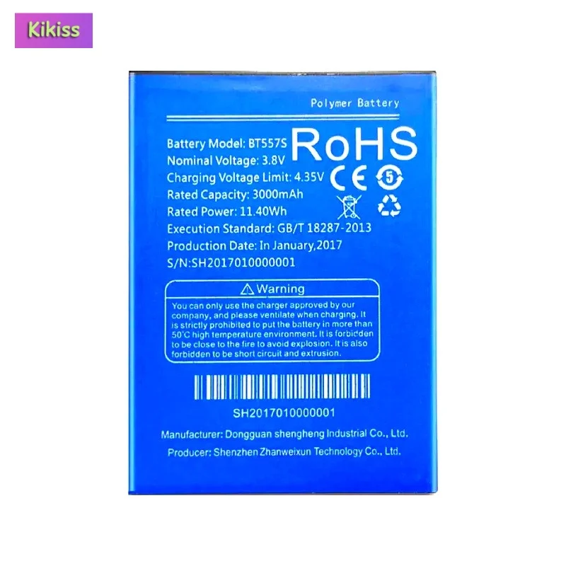 Replacement Mobile Phone Battery For Zopo Speed 7 Plus ZP370 Color S BT557S 3000mAh