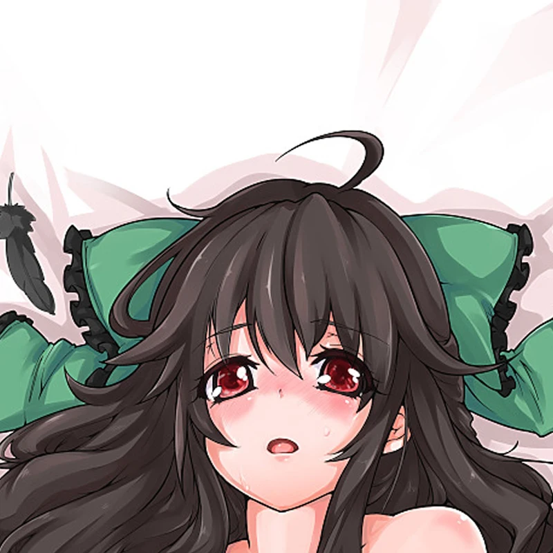 New Pattern Anime Utsuho Reiuji Dakimakura Hugging Body Pillow Cover Case double-sided printing‌