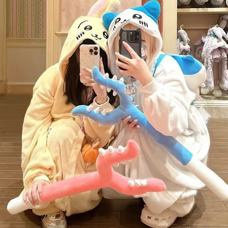 

Kawaii Chiikawa Usagi Hachiware плюшевые пижамы аниме милая фланелевая домашняя одежда осень-зима для девочек студенческая ночная рубашка с героями мультфильмов