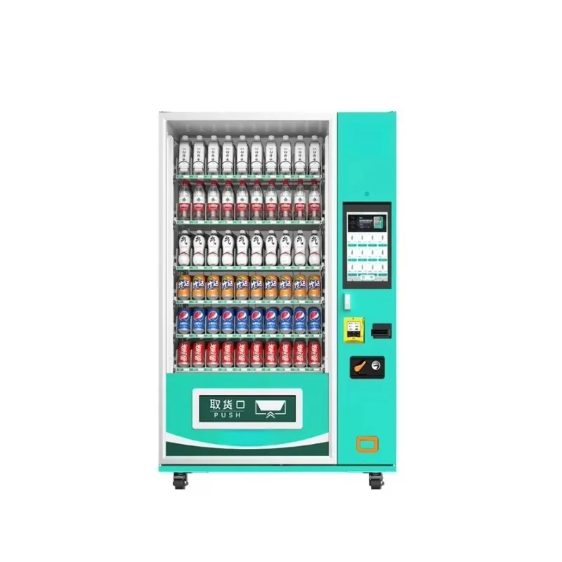 

Customized For Shopping Streets and Malls Modern Touch Screen Vending Machine with Dual Temperature Zones