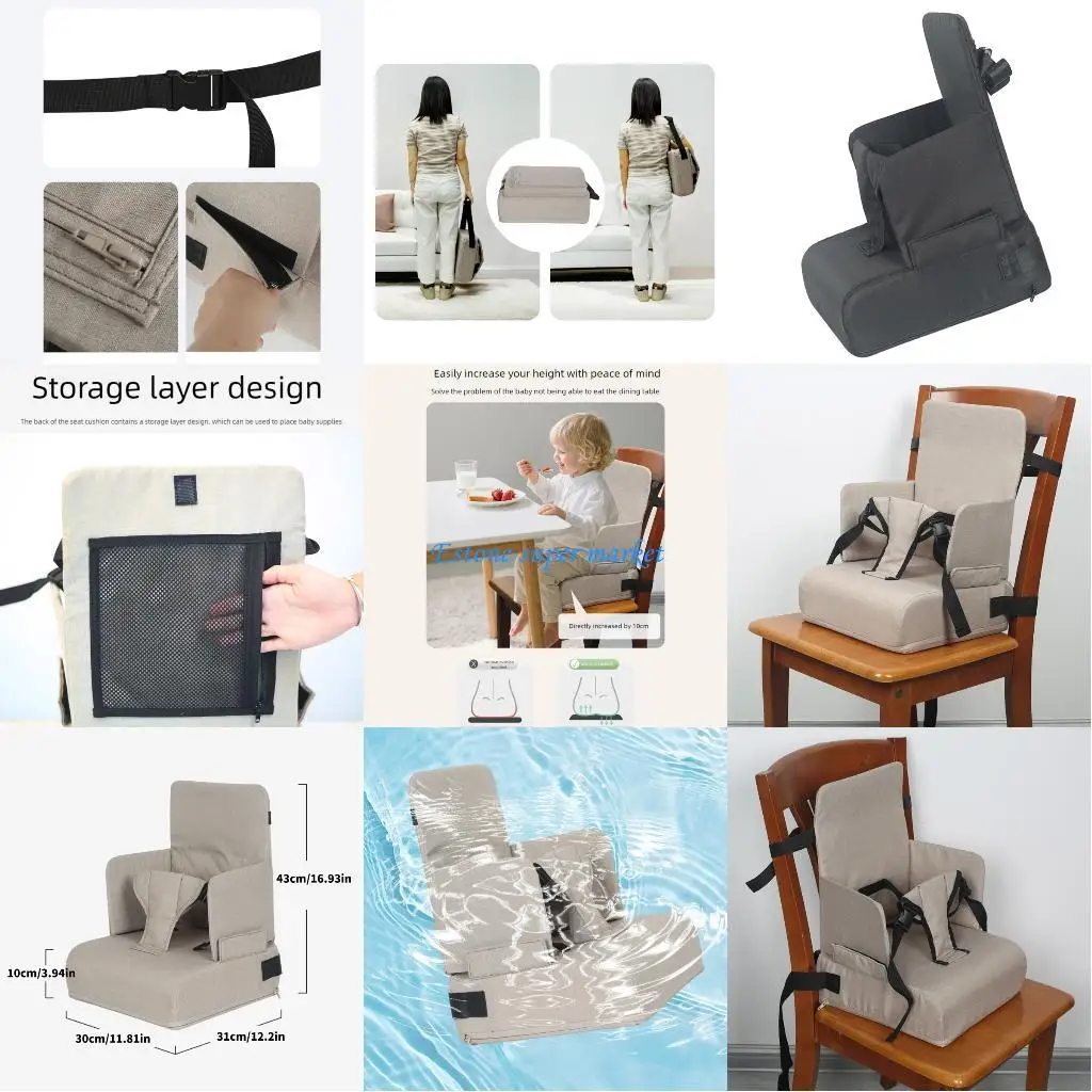 

090B Strong Against Slip Increaser Chair For Kids With Spill Proof University Cover And Transportable Plan