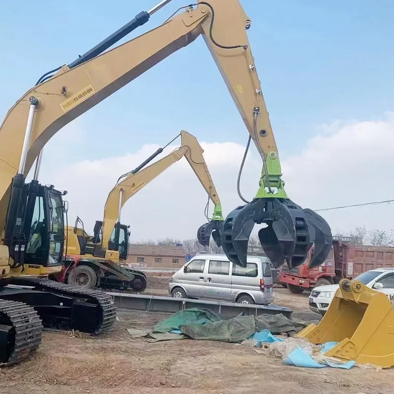 Hydraulics Orange Peel Grab Scrap Metal Stone Junk Garbage Rotary Cylinder RC Crane Dumper Parts Hot Sale