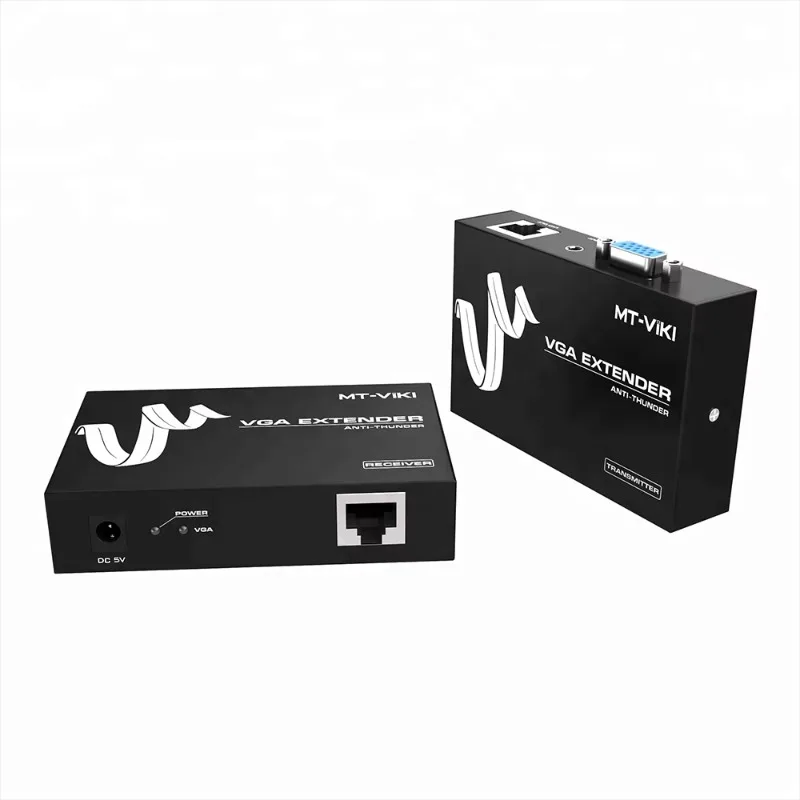 MT-100T 100m Audio and Video Rx Tx Rj45 Extender Vga Over Cat5E Lan Cable