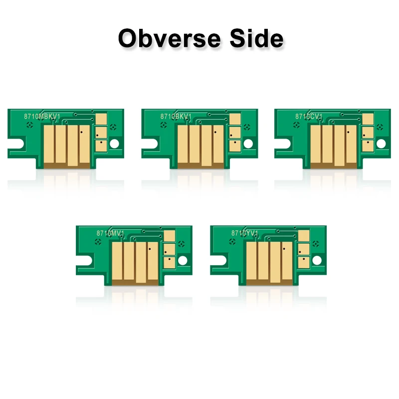 5 warna untuk Canon PFI-8710 PFI8710 Chip Cartridge IJ tinta untuk imagePROGRAF TX-5300 TX-5310 TX-5400 pencetak TX-5410 CIP satu kali penggunaan