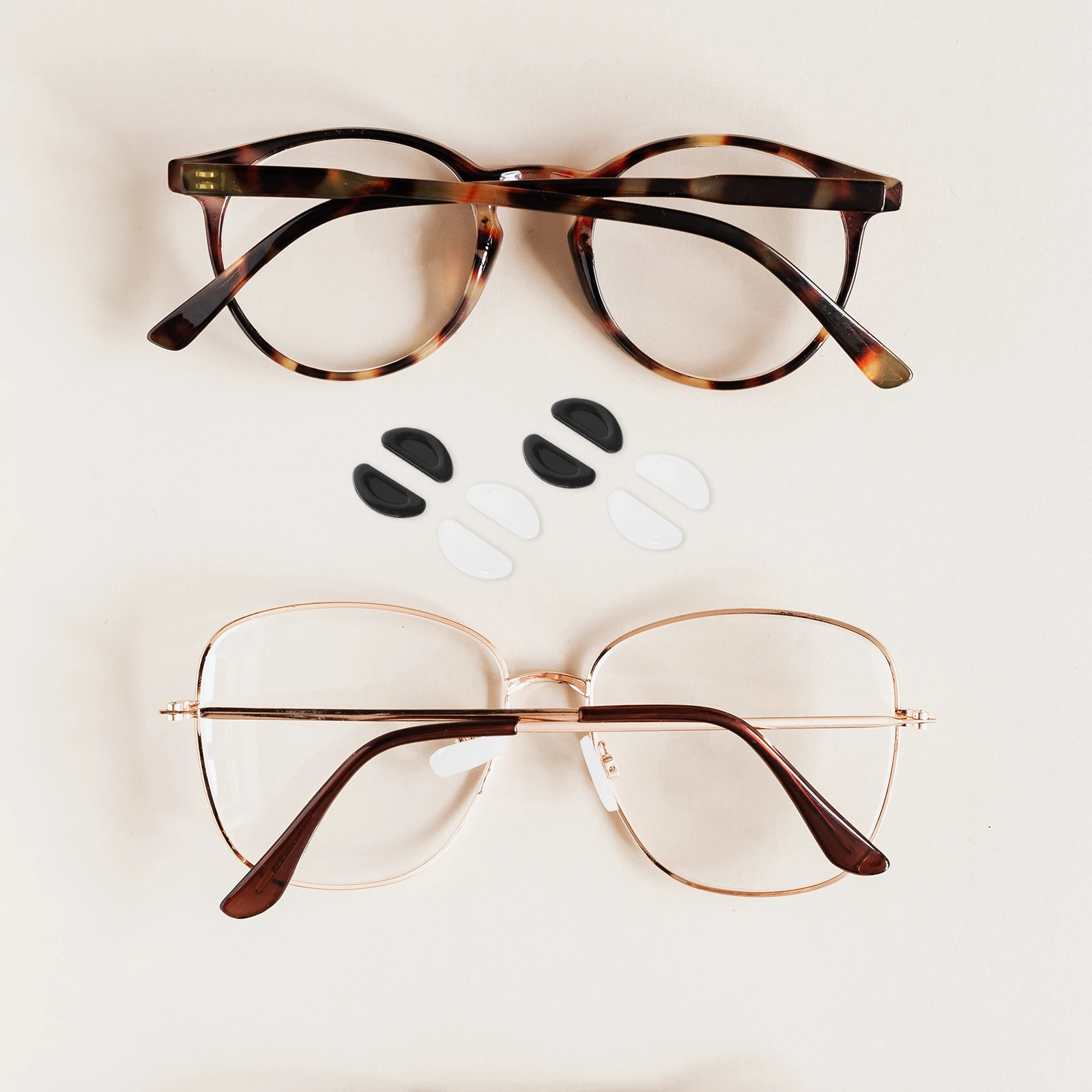 

Silicone Nose for Eyeglasses Anti Air Chamber Nose Pads slip Durable Glasses Accessories High Frame Fit Reduce Pressure