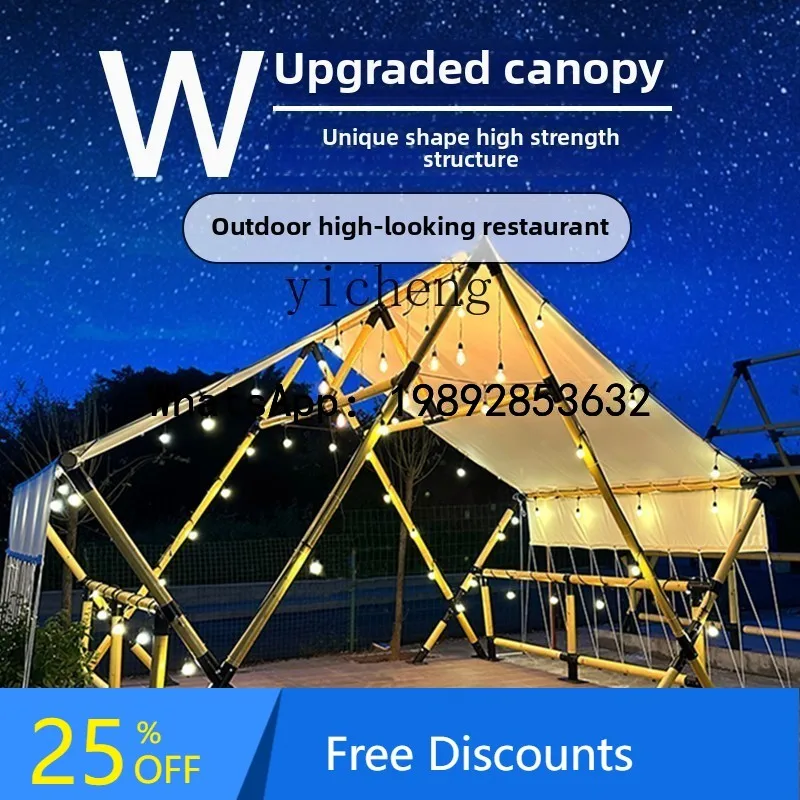 

Профессиональная уличная палатка-тент A1 Camp Triangle Hotel Canopy для ресторанов и кемпинга, водонепроницаемая, ветрозащитная