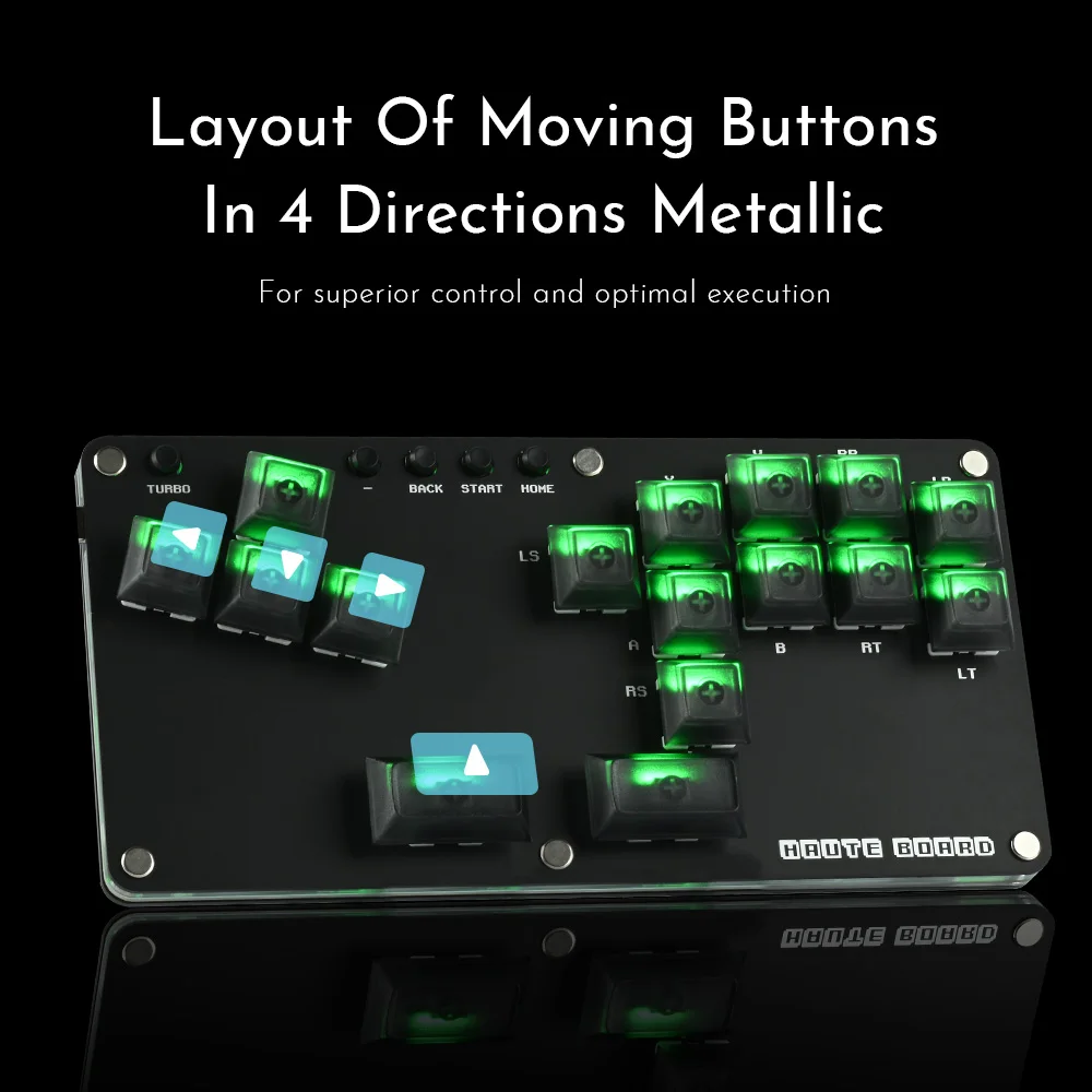 Haute42 Fightstick Hitbox 레버리스 컨트롤러 미니 스틱리스 아케이드 스... - 1