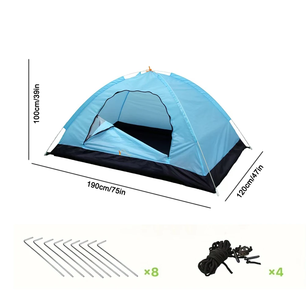 AUNCT 2 Person Instant Pop Up Lightweight Camping Tent, Portable Ultralight Waterproof Windproof Anti-UV Sun Shelter Tent