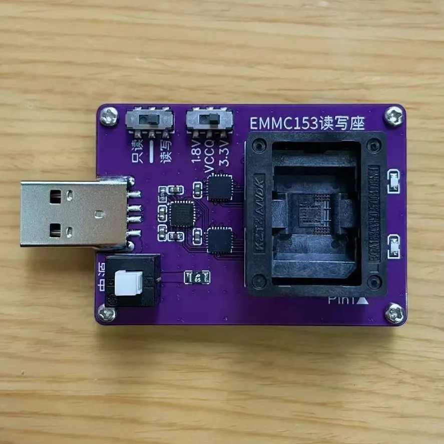 EMMC153 バーナー プログラマ RTS5170 から EMMC153 バーナーへのパーティションと容量の拡張フル ライブラリ