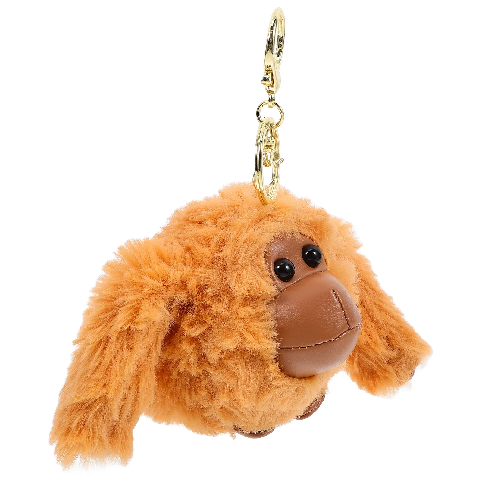 Gorilla Stuffed Animal Plush Orangutan Keychain Toys Keychains Car Ring Pendant Backpack Holder