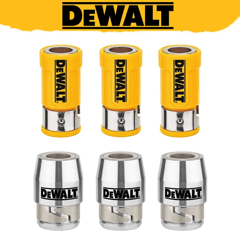 DEWALT-Soporte de broca magnética, 6,35mm, 1/4, magnetizador fuerte, brocas de destornillador eléctrico, anillo potente, accesorio de herramientas