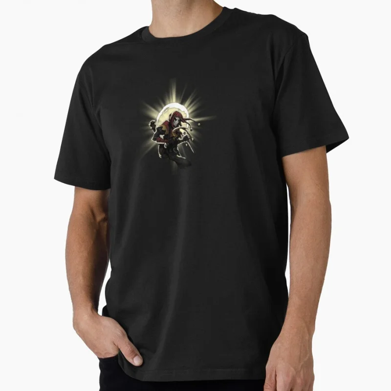 

Virtuous Jester Darkest dungeon Retro Video game gift t shirt for man Cartoon Graphic Clothes 100% cotton print All size Tops