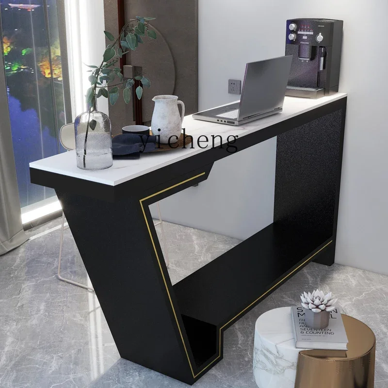 

rock slab bar table home creative family living room sofa high table strip