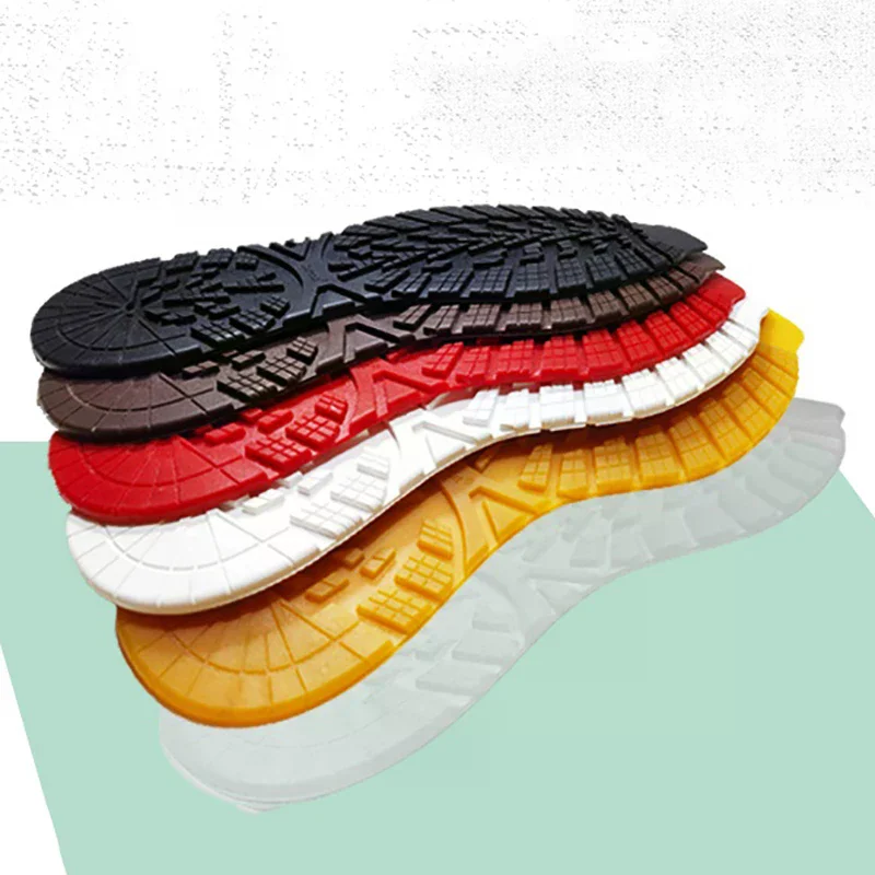 1Pair Non-Slip Sneakers Outsole Cuttable Rubber Sole Stickers Replaceable Repair Outsole Wearable Sneakers Shoes Pads Repair