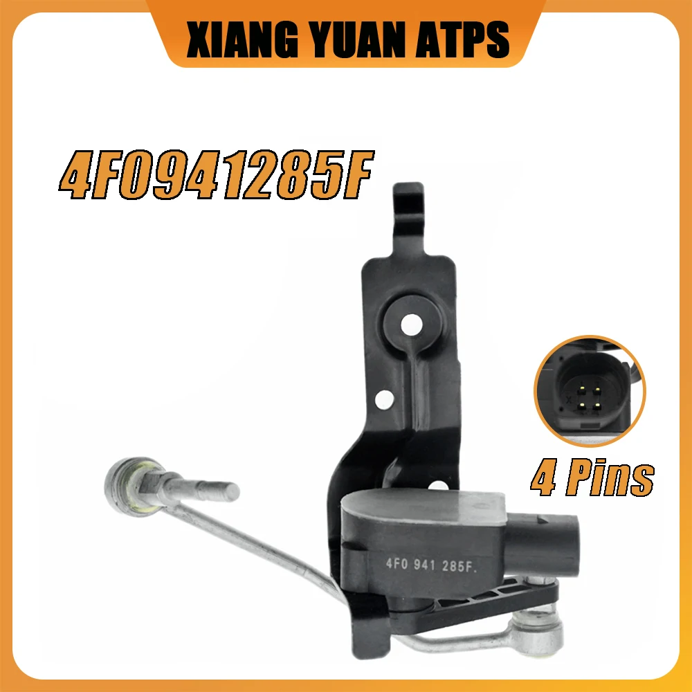 

4F0941285F Front Left Headlight Level Sensor & Connection rod For Audi A6 C6 Avant 2005-2011 4F0 941 258 F