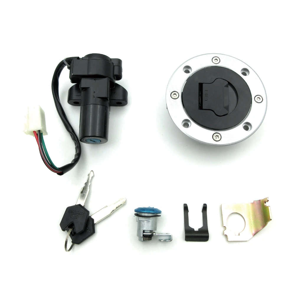 

Motorcycle Ignition Switch Gas Fuel Cap Seat Locks With Keys Accessories For Suzuki GSF250 74A GSF400 75A 77A 79A Bandit 250 400