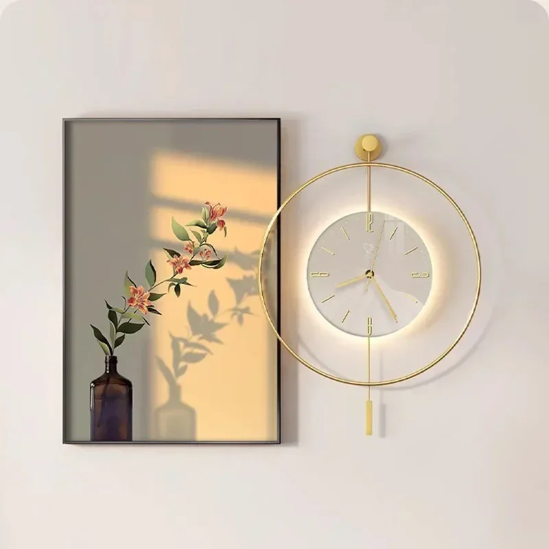 Bedrooms Aesthetic Wall Clock Aesthetic Art Mural Luxury Interior Bathroom Design Wall Watch Fashion Reloj Pared Decoration