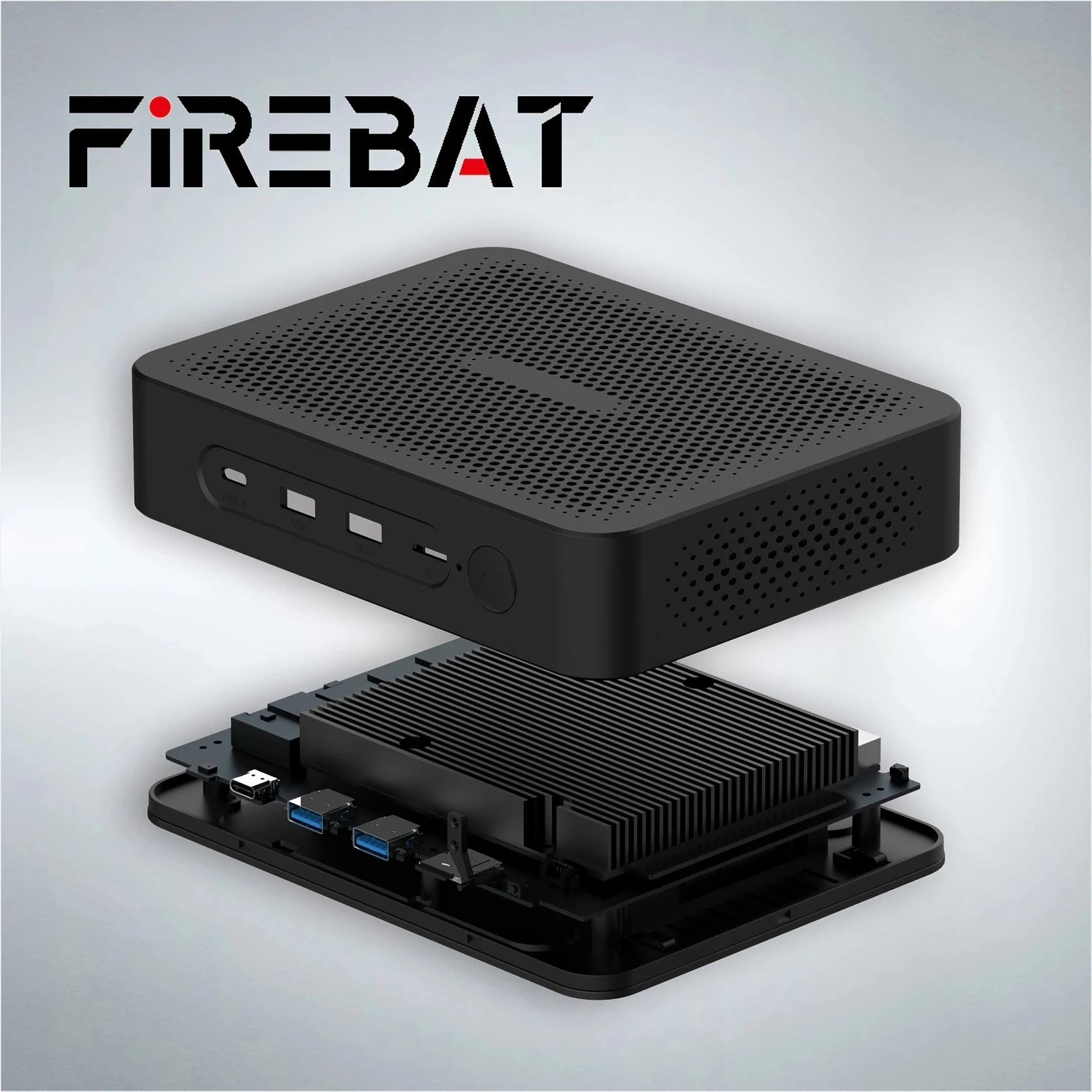 FIREBAT JK06 인텔 N5100 미니 PC 게이머 데스크탑 컴퓨터, 8GB RAM, 256GB SSD, WIFI5 BT4.2