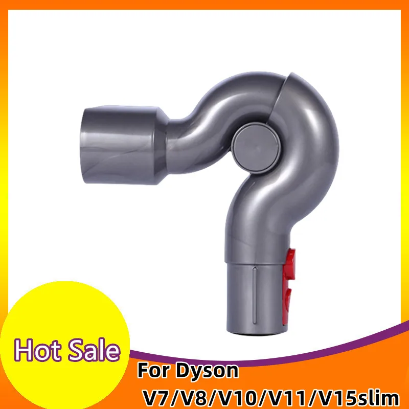 For Dyson Vacuum Cleaner Bend Converter Head V7/V8/V10/V11/V15slim Series Rotary Head Accessories